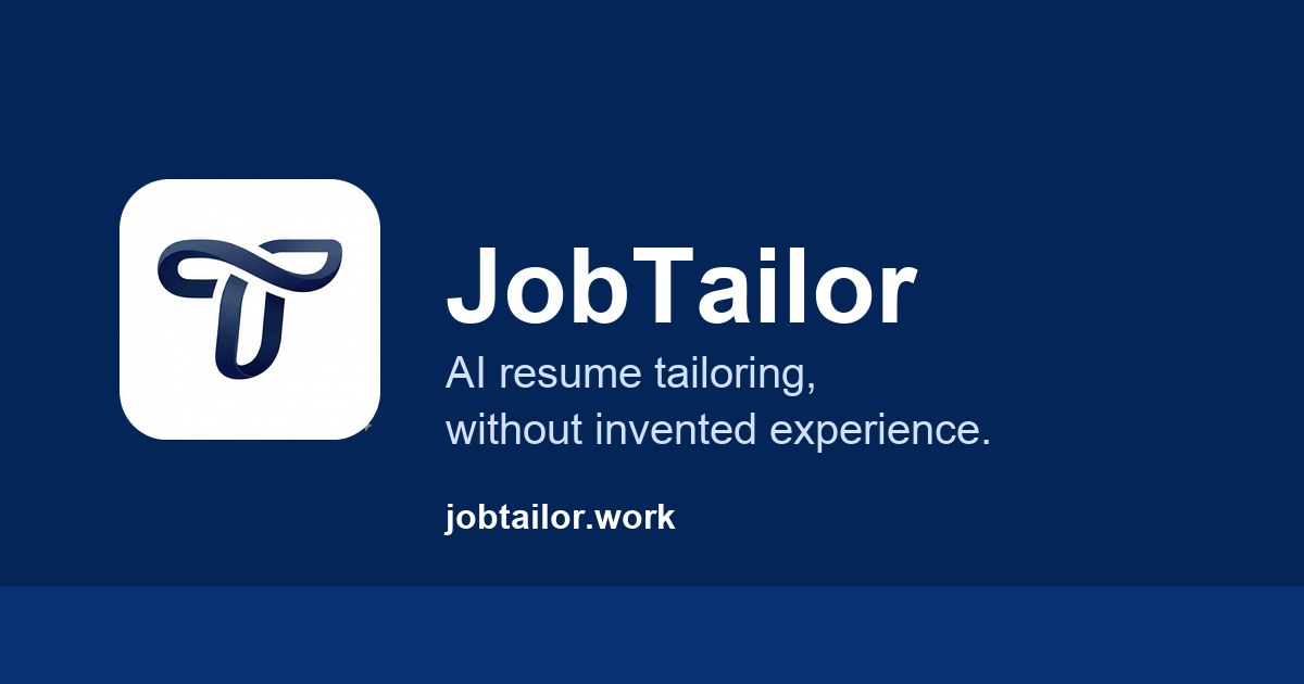 JobTailor screenshot